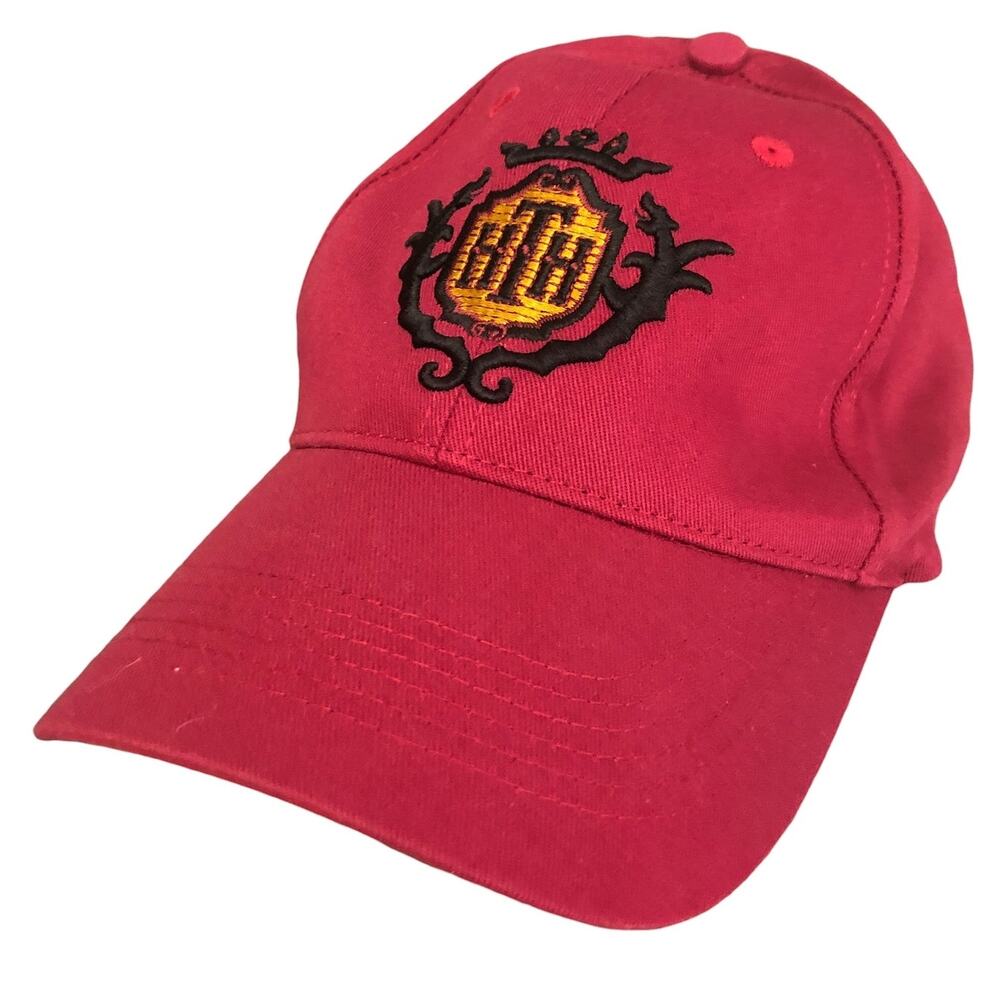 Disney Parks Baseball Cap - Red Hollywood Tower Hotel Logo
